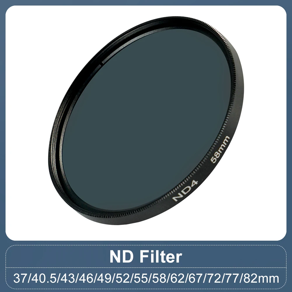 

ND Filter Neutral Density Filter ND2 ND4 ND8 ND16 ND32 37mm 40.5mm 43mm 46mm 49mm 52mm 55mm 58mm 62mm 67mm 72mm 77mm 82mm 95mm