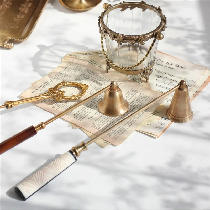 Estintore Per Candele - Spegnifiamma In Metallo Per Aromaterapia | Design Vintage E Sicuro