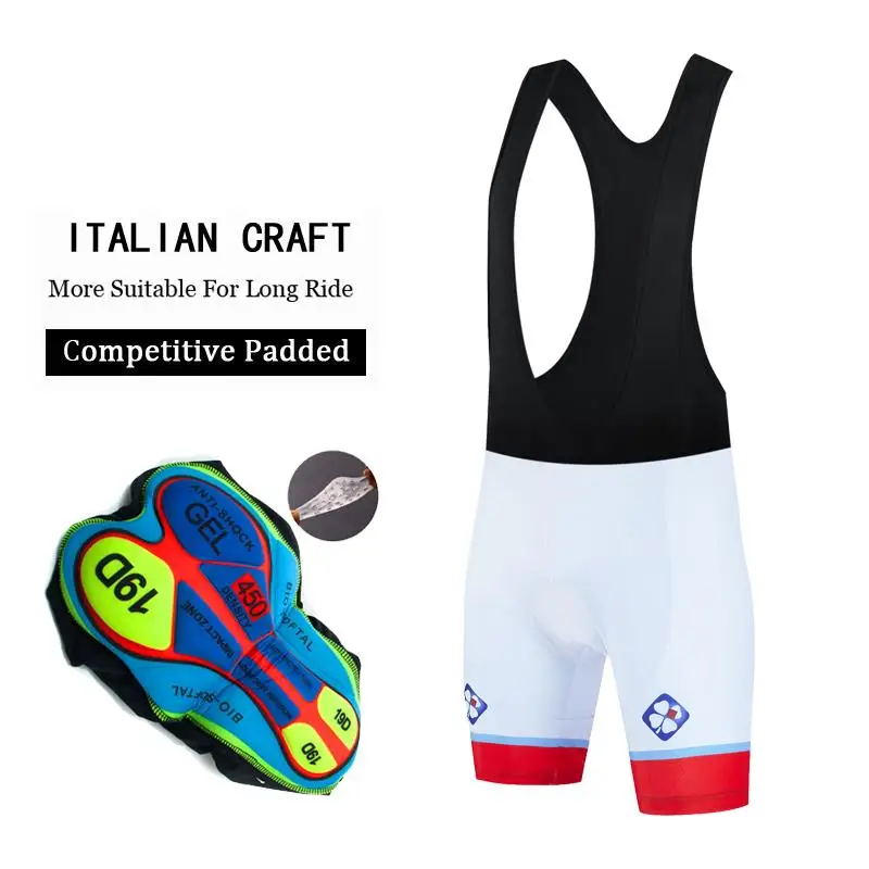 Summer Men Bike 19D Gel Padded Bicycle Pants Cycling Bib Shorts Road Bike Bibs Tights Cycling MTB Bib Pants Quick Dry
