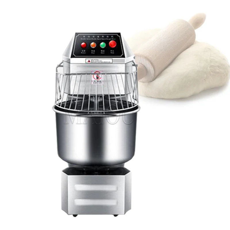 

Commercial Double-action Double-speed 20kg Automatic Dough Mixer Stainless Steel Chef Machine