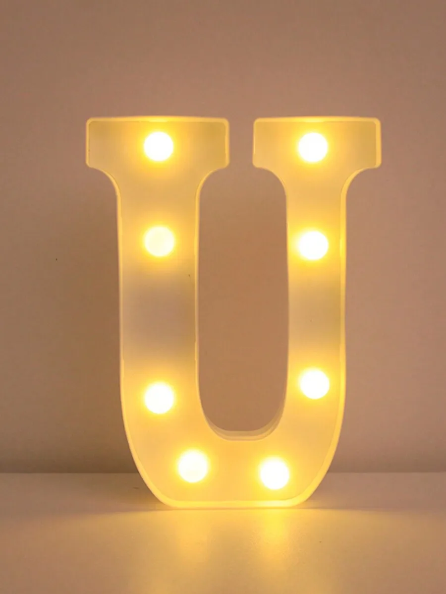 ตัวเลือกสินค้า ตัวอักษร LED ตกแต่งบ้าน 21.8 ซม.