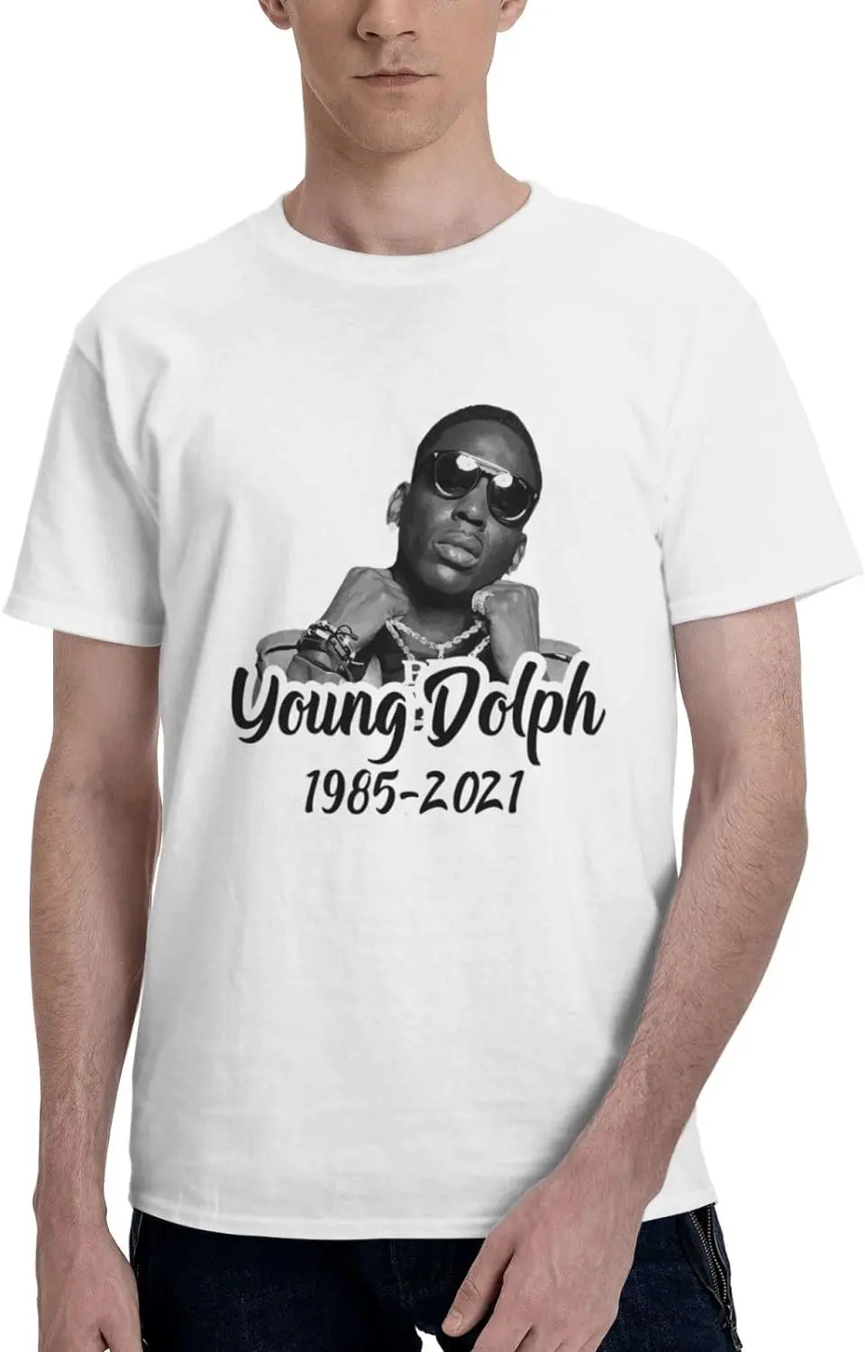 

Unisex Cotton Shirt Men's Short Sleeved T-Shirt Women's Fashionable Round Neck Shirt