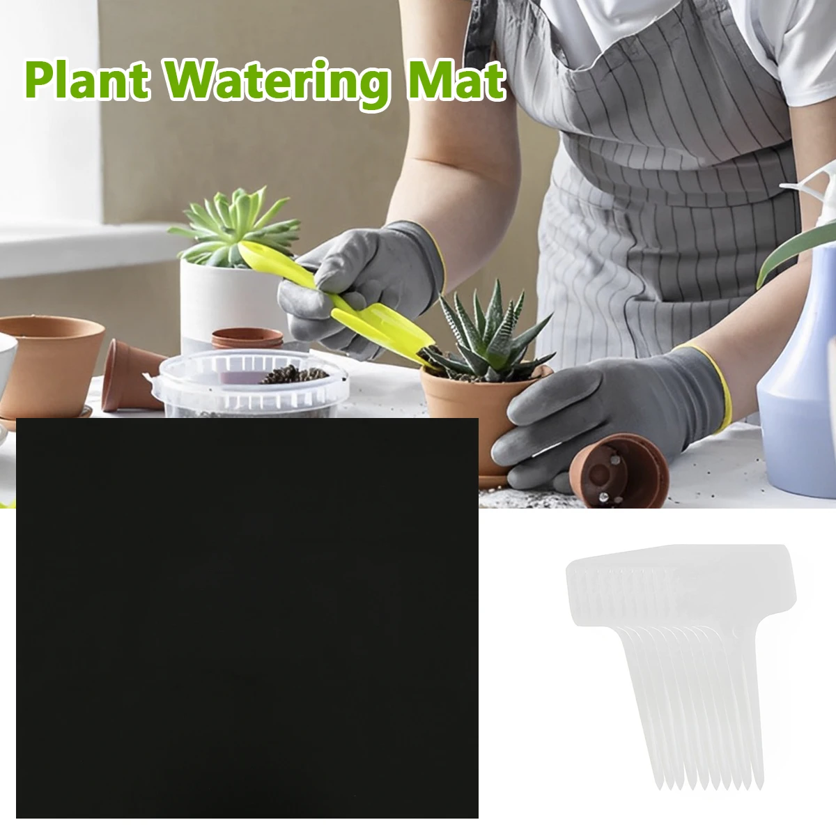 

Automatic Plant Watering Mat 3mm Thick Reusable Watering Capillary Mat Water-Absorbing Mat Breathable Self Watering Mat Water