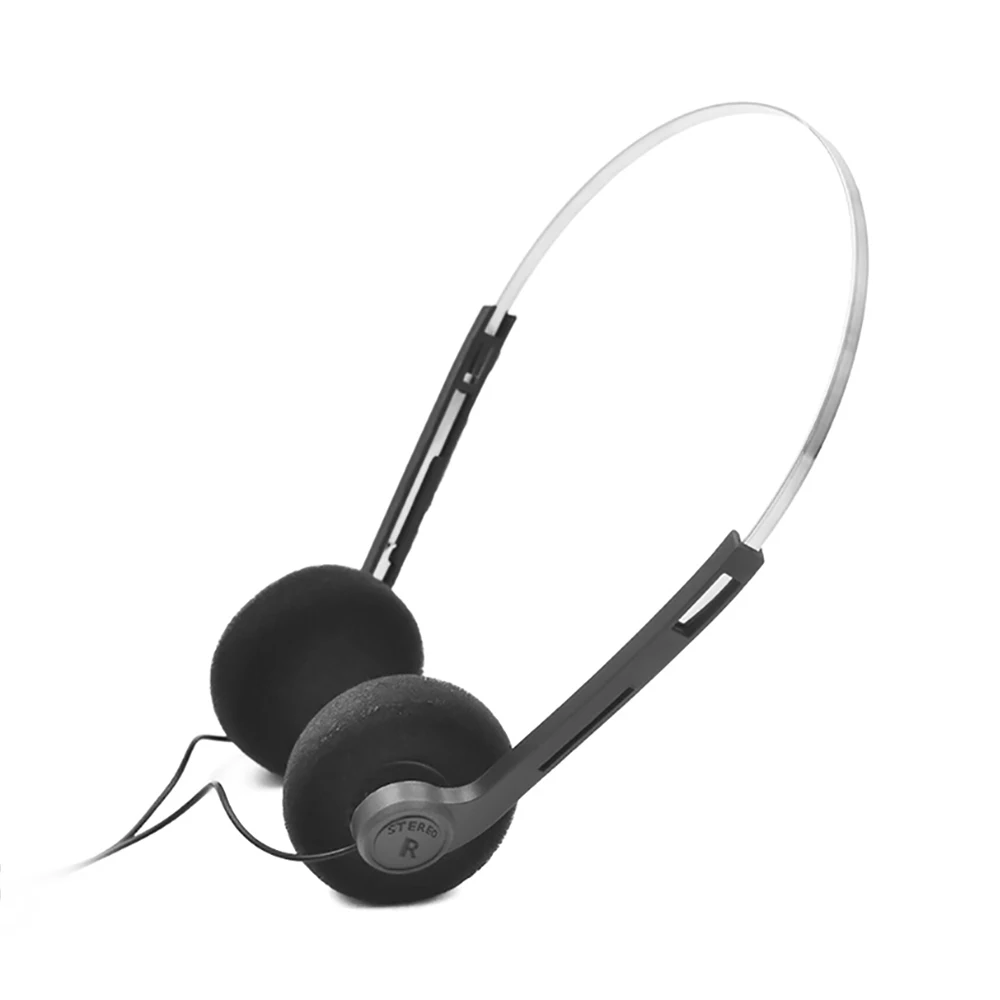 Retro Wired Earphones - Vintage MP3 Walkman Style Headset with Microphone, Sports Earphones as City Boy Accessory