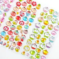 1 шт./4 шт., дневник с фруктами, 3D рельефные наклейки, скрапбукинг, сделай сам, канцелярские принадлежности, декор для дневника, школьные милые наклейки — изображение 6