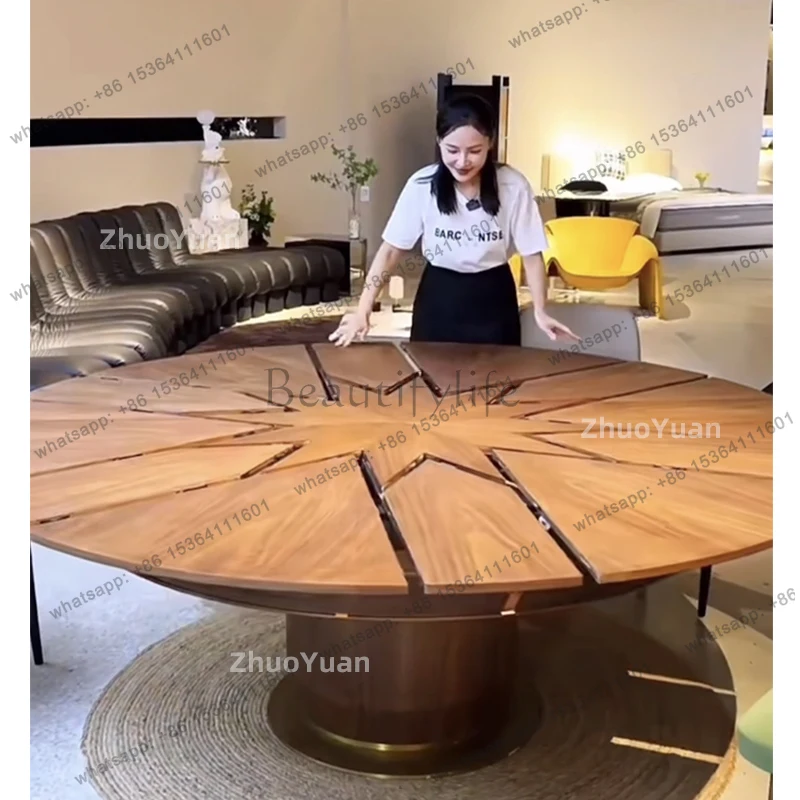 Expandable Walnut Dining Table 4
