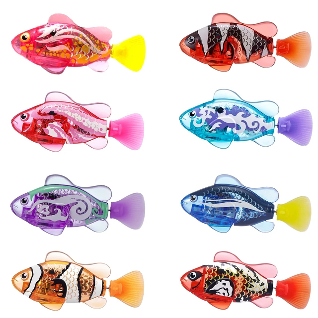 Poisson Nageur Activé Dans L'eau, Jouet Électronique Magique Intéressant  Pour Enfant, Cadeau De Bain Pour Animal De Compagnie - Animaux Électronique  - AliExpress