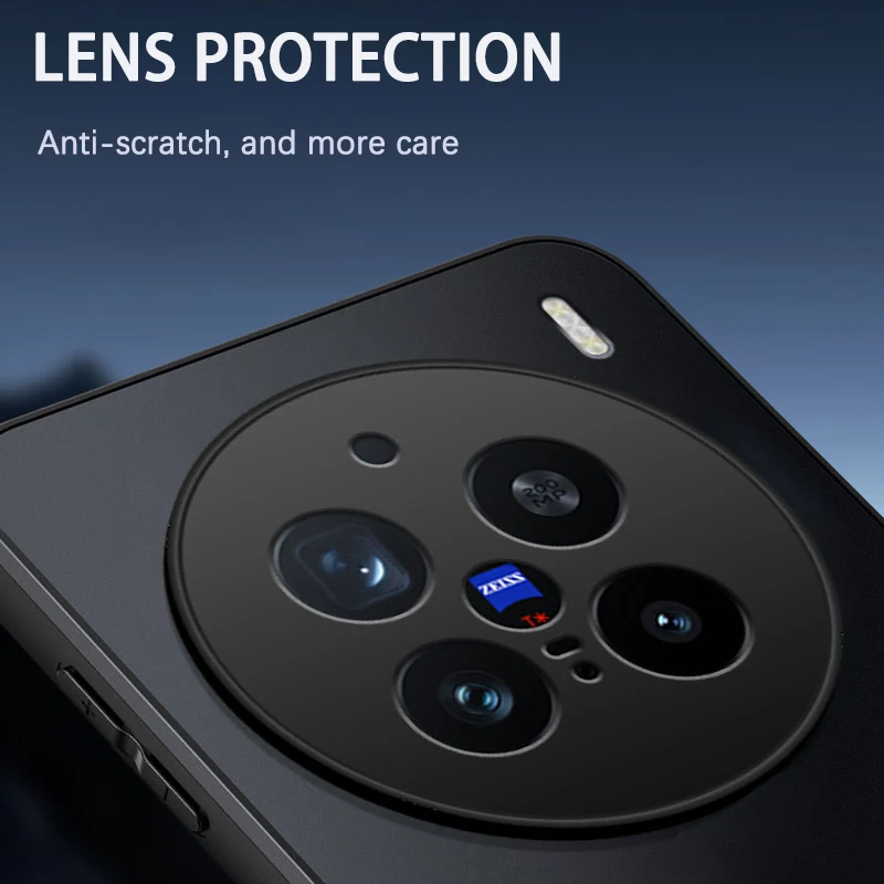 Enhanced Airbag Super Protection Matte Acrylic Back Cover - Frosted Phone Case