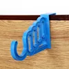 Door Hanging Foldable Clothes Hanger MultiFunction Drying Rack Storage 5 Hole Suit Bathroom door Storage Rack 4