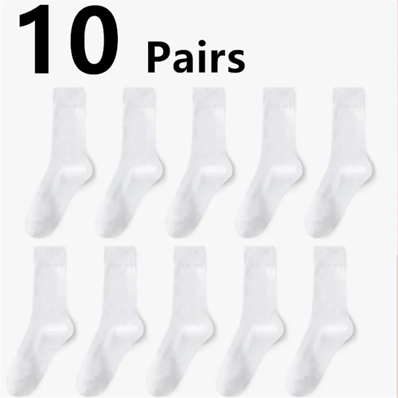 10 Pairs White