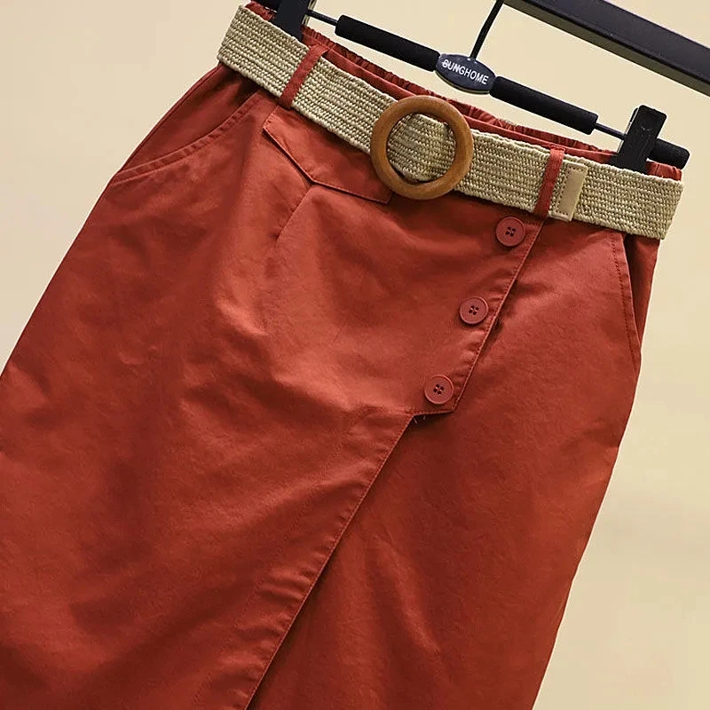 Pants Skirt for Women Shorts Summer Wide Leg Blue High Waist Straight legged elastic pants Woman Black Korean Fashion Culotte