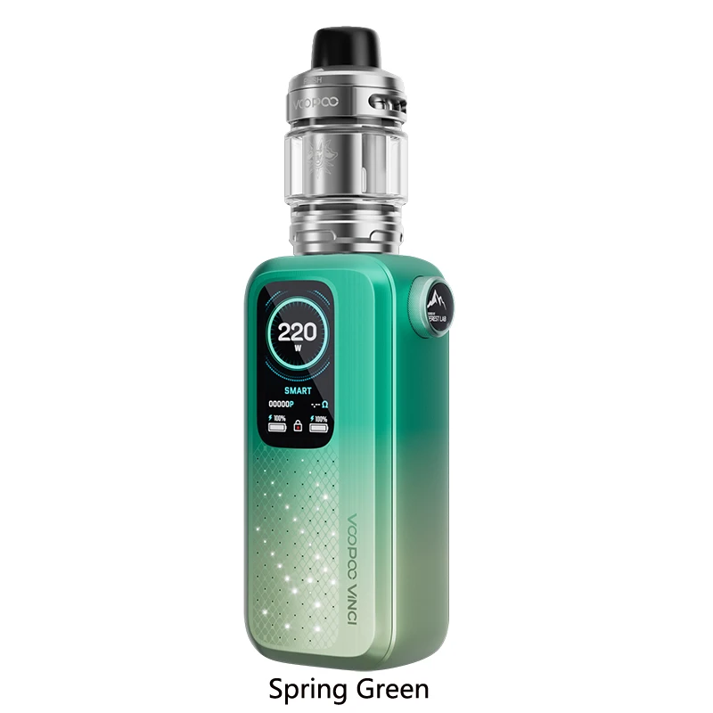 Original VOOPOO Vinci Spark 220 Kit 220W 18650 Battery 5.5ML Uforce-X Tank 0.15/0.3ohm PnP X Coil E Cigarette Vaporizer Vape replacement
