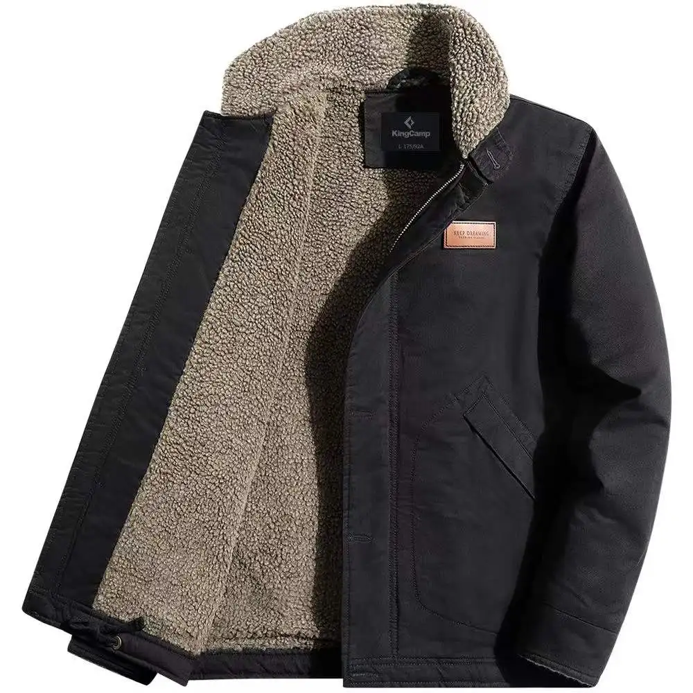 CottonJacketWinterVelvetThickePaddedJacketLambVelvetJacket