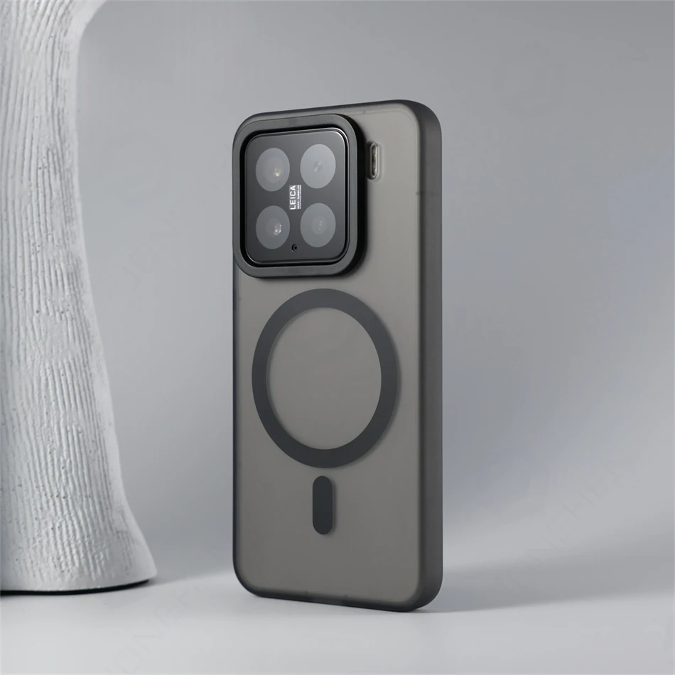 Luxury Magnetic Wireless Charging Case with Shockproof Matte Finish