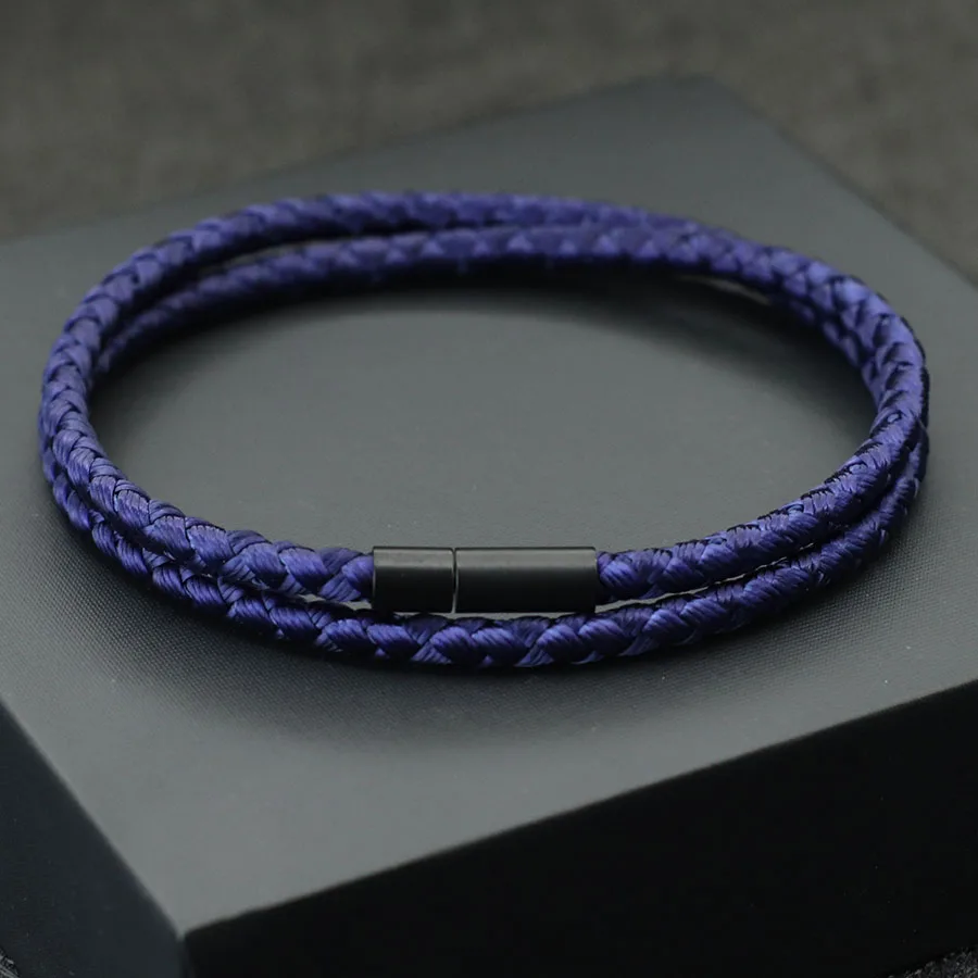 Minimalist Mens Survival Bracelet - Handmade Nautical Bangle