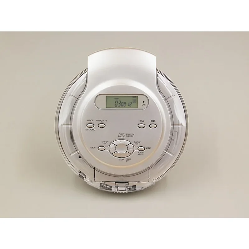 Portable CD Player Walkman Bass Boost System High Quality Music Shockproof MP3 Format Discs LCD Display 3.5mm Audio Interface portable cd player