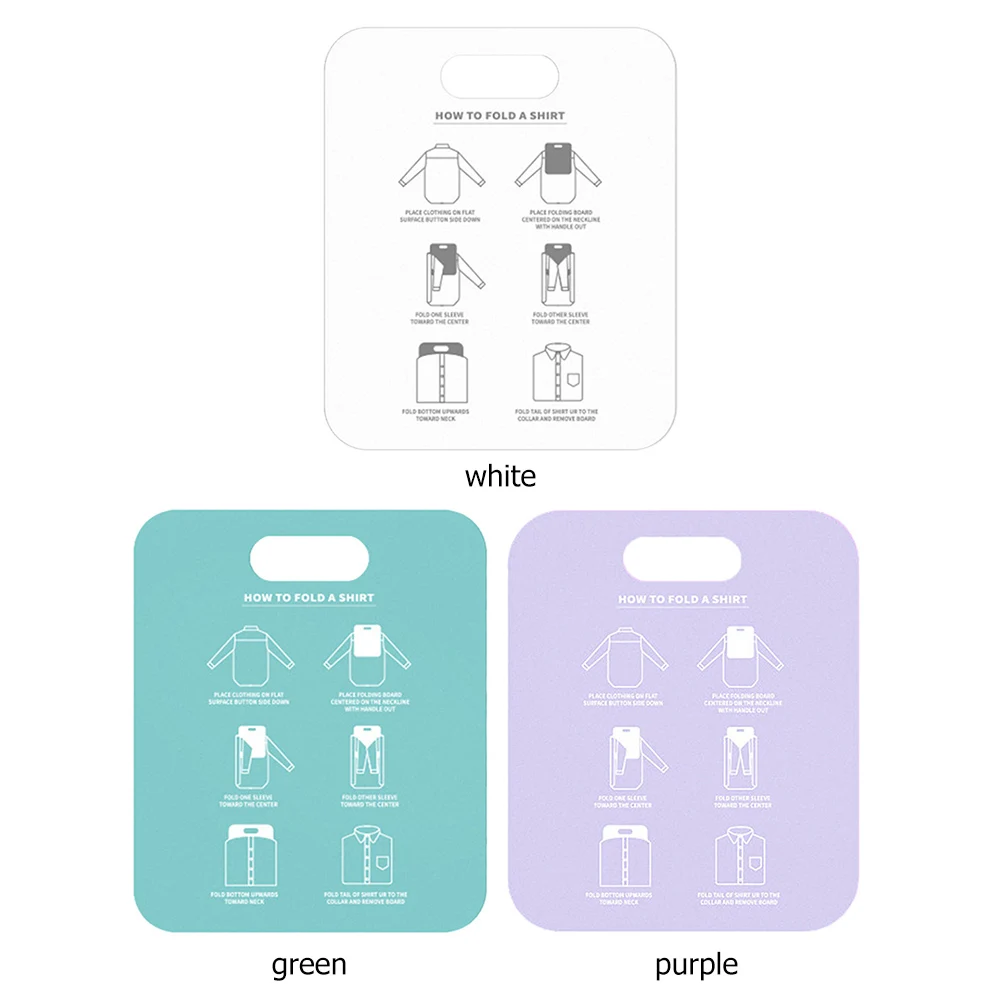 Shirt Foldines Folder Plastic Household Shirt Folding Board Creative Clothing Folder Bender for Kids Adults Clothes 2
