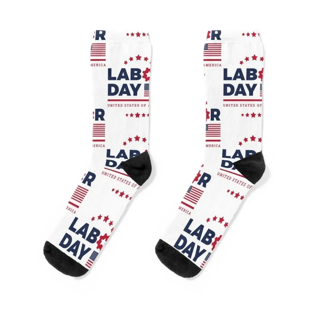 Labor Day Celebration With USA Flag Socks new in's hiking Rugby Mens Socks Women's