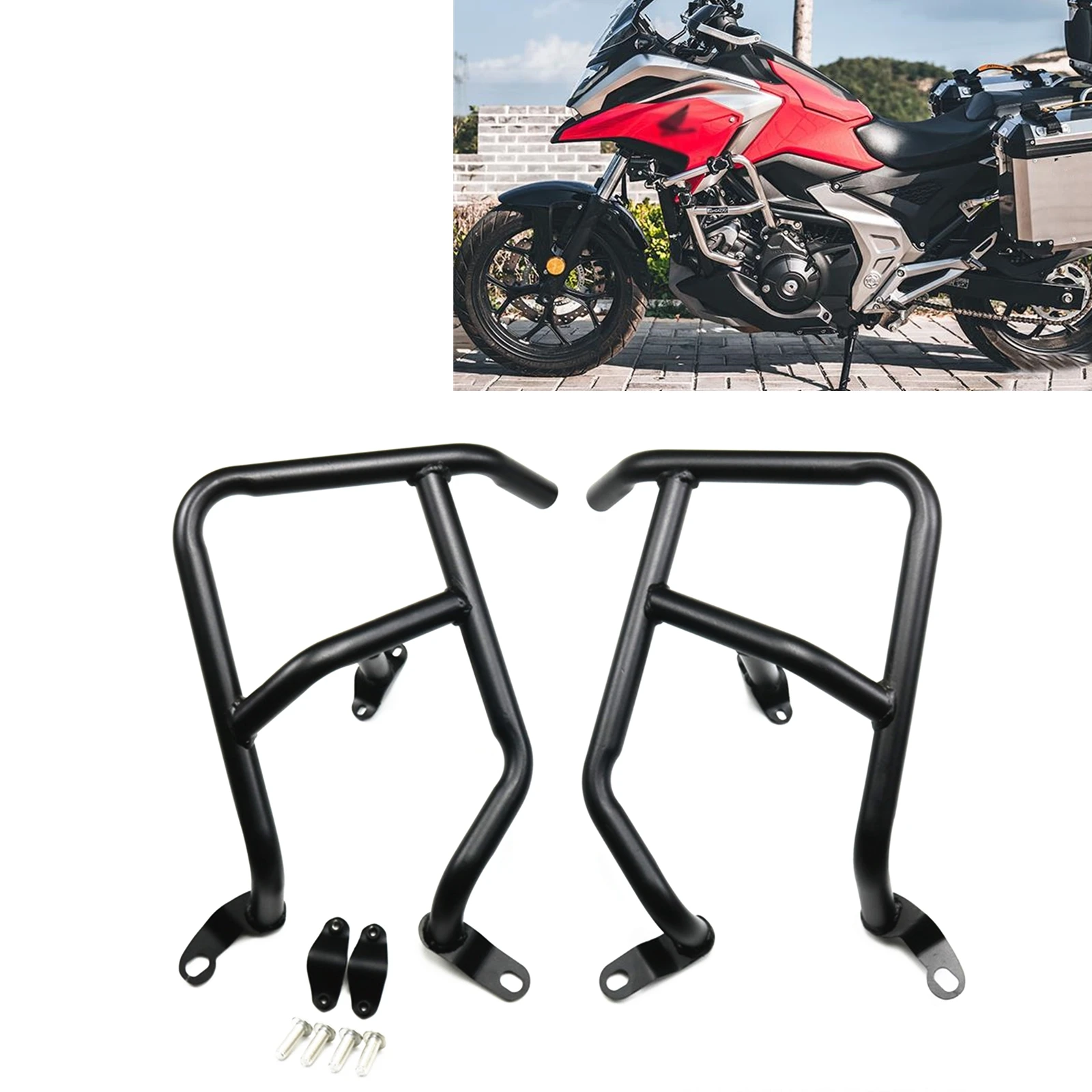 Motorcycle Carbon Steel Engine Guard Crash Bar Bumper For Honda NC750X
