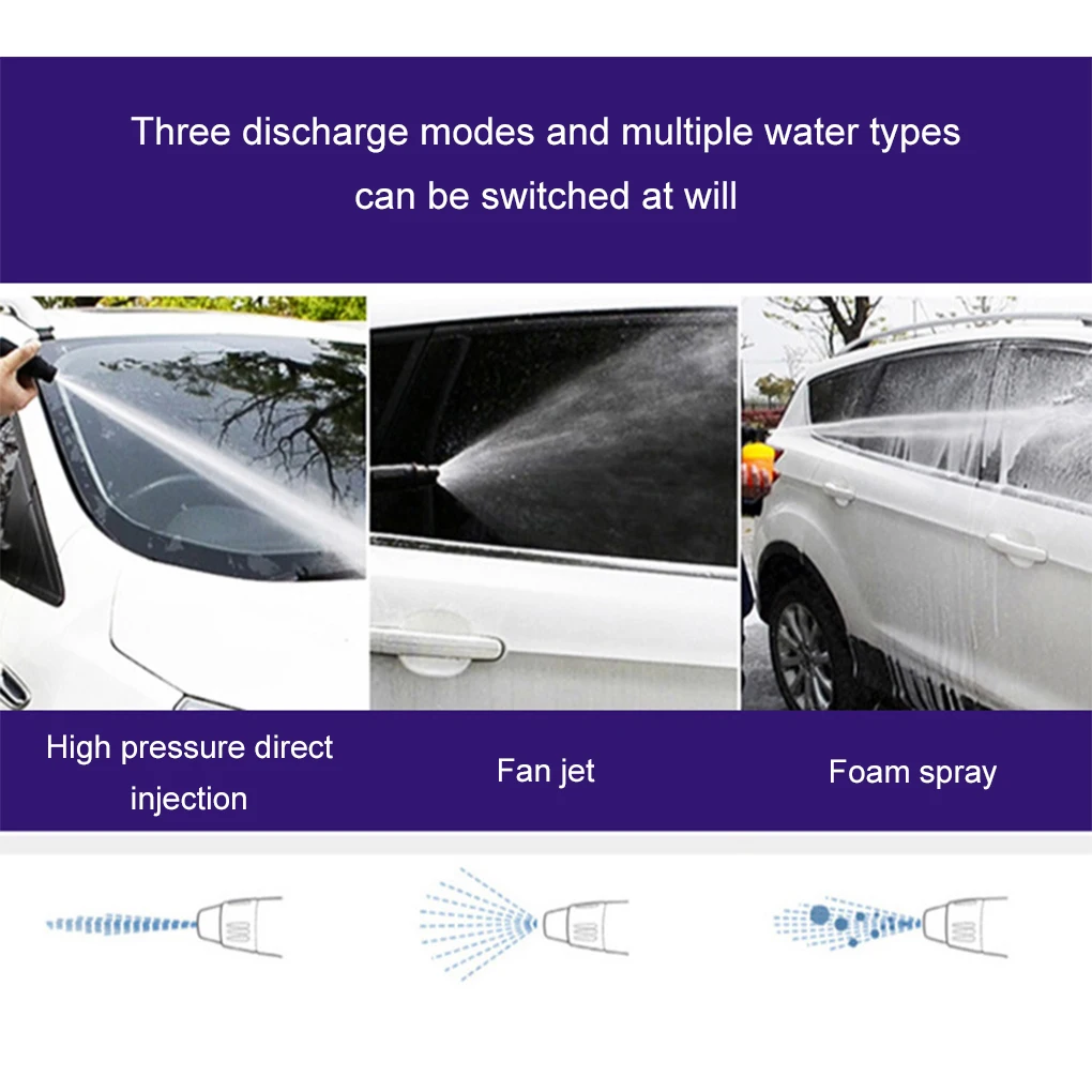 3000W Electric High Pressure Washer Portable Powerful Car Wash Gun 220V/110V Home&Car Wash Cleaning Machine For Garden Washing