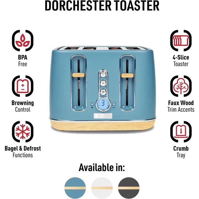 4-Slice Retro Toaster 3