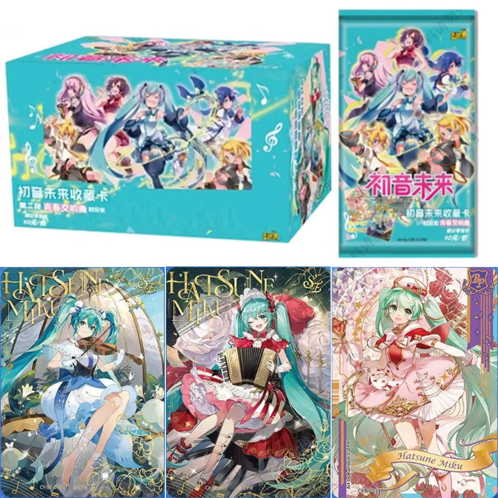 kayou-hatsune-miku-cartoes-colecionaveis-sinfonia-da-juventude-bolsa-de-primeira-vista-musica-de-aniversario-anime-toy-presentes