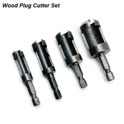 Premium Woodworking Plug Cutter & Drill Bit Set (Wood Plug Cutter)