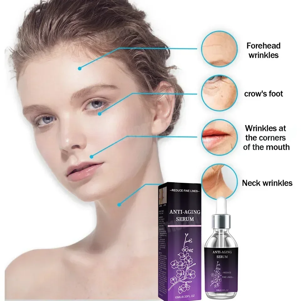 Premium Anti-Wrinkle Hyaluronic Acid Serum - Reduces Fine Lines Deep Hydration Firms Skin Fast Absorption Non-Greasy 5