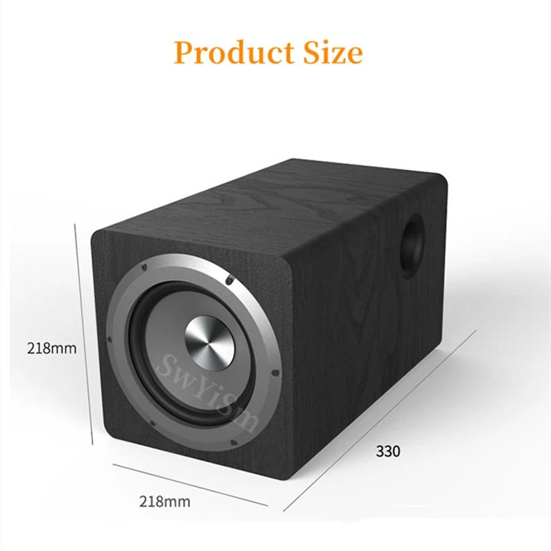 Ibass Wooden 6.5-inch Active Subwoofer 100W High-power Echo Wall Power  Amplifier Multimedia Home Computer TV Audio Equipment - AliExpress