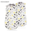 Baby Sleeping Bags Summer Thin Newborn Swaddle Blanket For 0-12Months Infant 100% Cotton Soft Newborn Wrapping 2-Ways Zipper 1