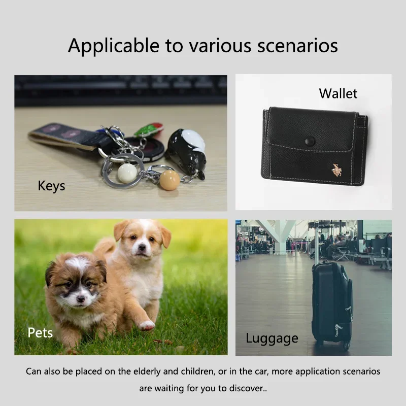 Smart Wireless Global Tracker Reminder Anti-loss Device Key Bag Pet Elderly Compact Lightweight Global Positioning New