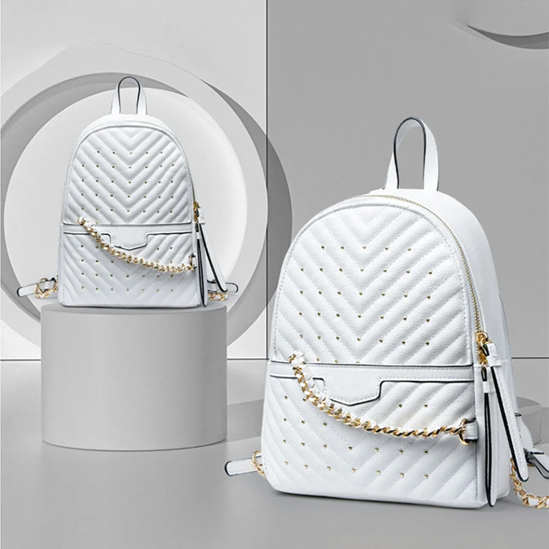 Commuting, travel fashion lightweight women's backpack 4