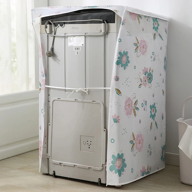 Washing Machine Cover PEVA Recyclable Print Multi-function