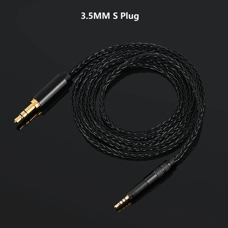 Silver Plated Copper HiFi Headphone Cable 3.5 4.4 For Sennheiser Momentum HD4.30 HD4.40BT HD4.50BTNC HD400S HD458 Audio Cable