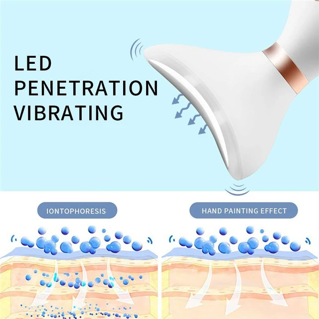 Face Lifting Device Neck Facial Eye Massage Introducer Microcurrent Skin Rejuvenation Anti Aging Beauty Device Face Massager 2