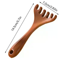 Therapy Massage Comb Head Face Scalp Gua Sha Massager Natural Facial Wide Tooth Guasha Scraping Body Massage - Image 5