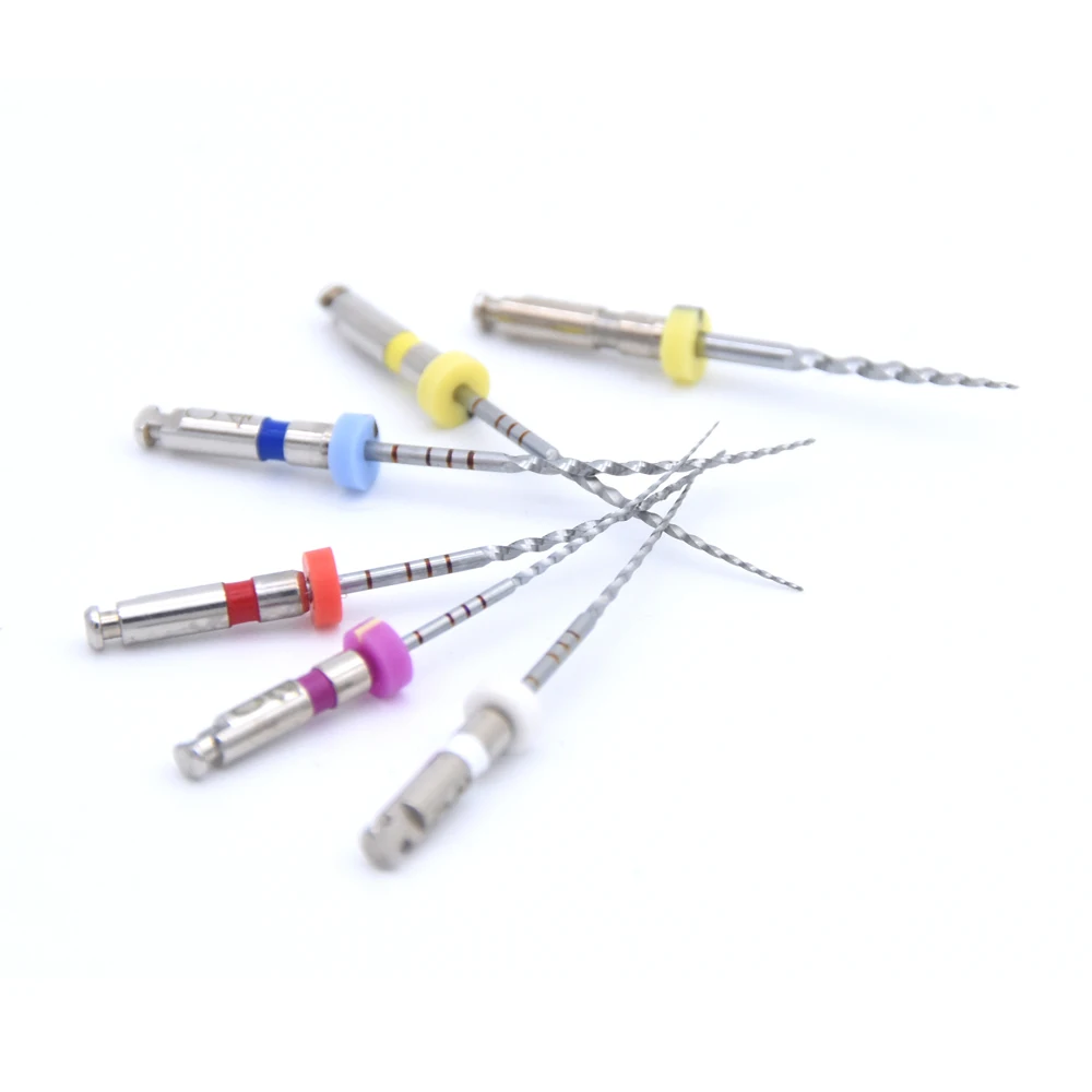 Dental Files SOCO PLUS File Plus Activated Root Canal Dentist Tools Endodontic Rotary 6Pcs/Box