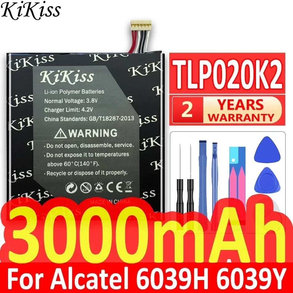 

Аккумулятор большой мощности 3000 мАч для Alcatel One Touch Idol 3 (4,7) 6039 6039H 6039Y 6039K 6039 TLP020K2/tlp020kj батареи + Бесплатные инструменты