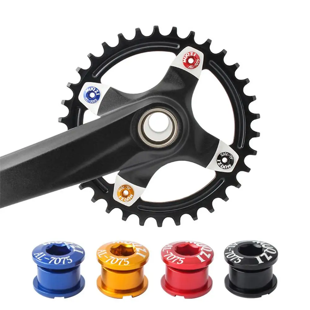 

5pcs Bicycle Crank Screws Mountain Bike Fixie Gear MTB Highway Folding Bike Chainring Bolts Screw Cycling Accessories