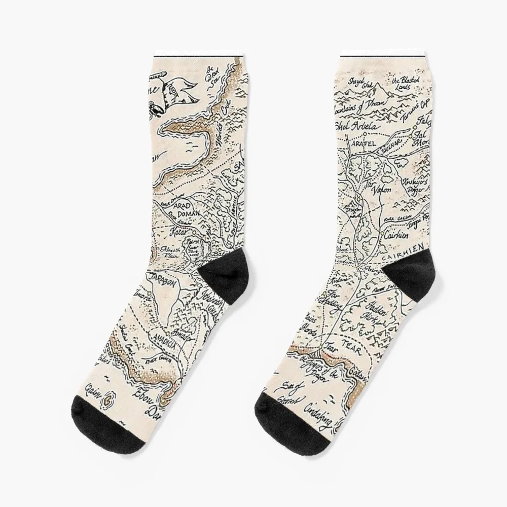 wheel of time map Socks Running Socks Man