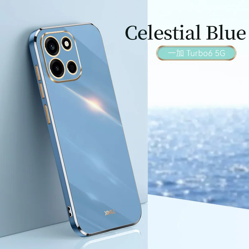 Enhanced Plating Colorfast Fashion Silicone Phone Case - Soft & Thin Back Cover