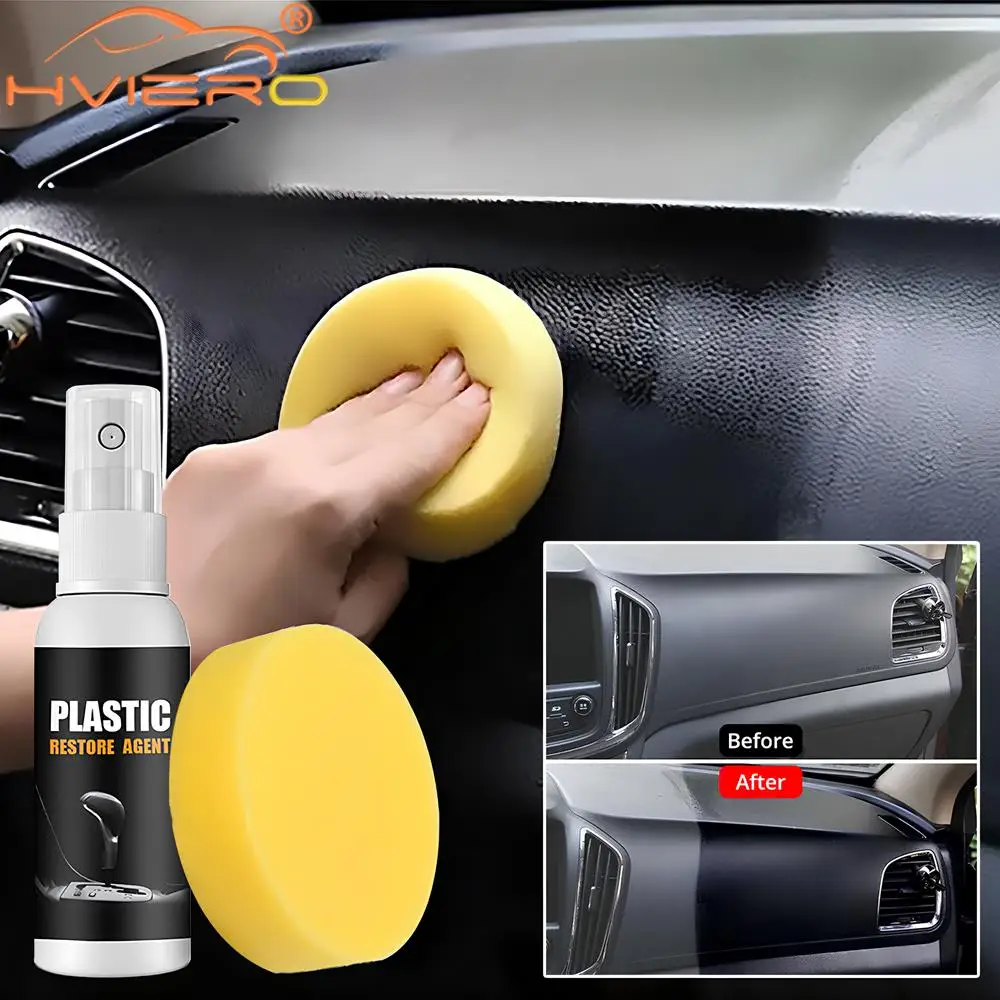 30ML/50ML/100ML Car Interior Refurbishment Dashboard Rearview Mirror Household Sofa Leather Bag Plastic Cleaning Stain Detergent