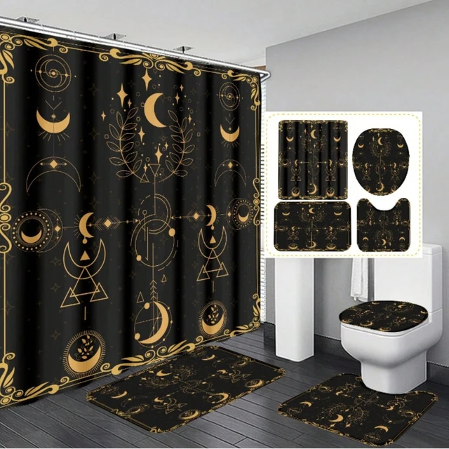 Moon Pattern Bathroom Set 1