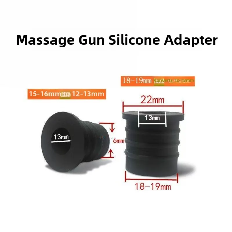 Universal 89mm Caliber Massage Head Accory for Fascia Gun Connection Rod Adapter Replacement Part Fitn Equipment