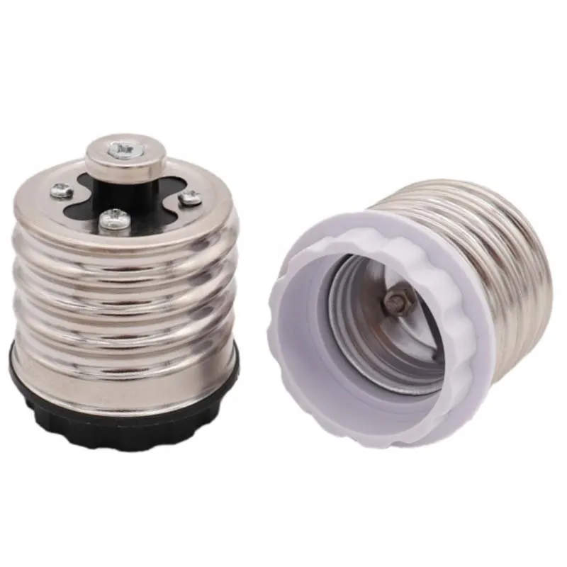 E40 to E27 Led Lighting Lamp Holder Converter B40 to E26 Screw Bulb Socket Adapter LED Saving