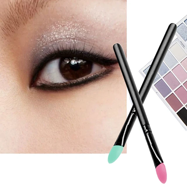 1Pcs Soft Silicone Eyeshadow Brush Makeup Brush Professional Facial Cosmetic Tools For Women Lipstick Brush Lip Stick Applicator