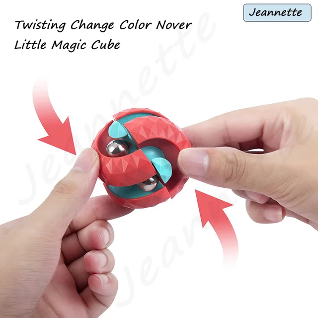 Adults Decompression Toy Children Autism Orbit Ball Cube Anti Stress Sensory Toys Fidget Toys For Kids Fidget Spinner For Boys 2