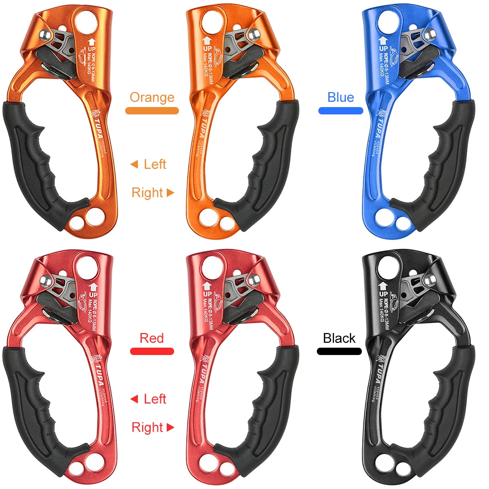Outdoor Hand Ascender Climbing Ascender 8-13mm Vertical Rope Access Climbing Rescue Caving For Outdoor Rope Tools hand ascender