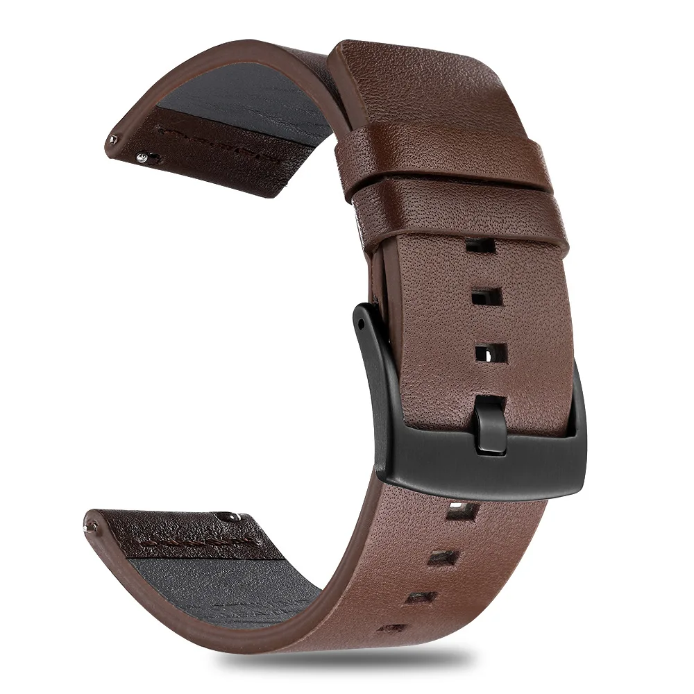 NORTH EDGE APACHE-46 Premium Leather Smartwatch Strap