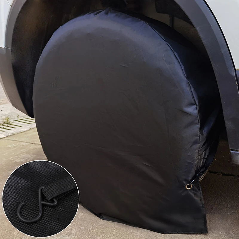 Universal Car Spare Wheel Tyre Cover Wheel Pocket Tire Spare Tire Storage Cover Handbag Protective Bags